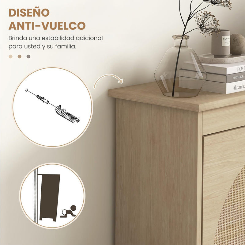 Mueble para zapatos (4 tapas, 20 pares)